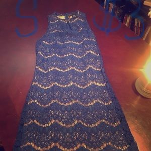 Small mini blue dress